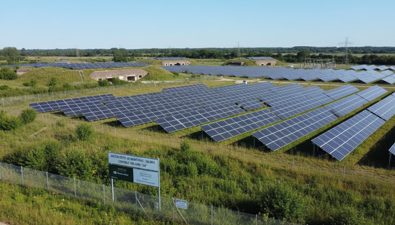 découvrez la transformation innovante d'un ancien dépôt de munitions à salbris en une centrale photovoltaïque durable, alliant histoire et énergie propre pour un avenir écologique.
