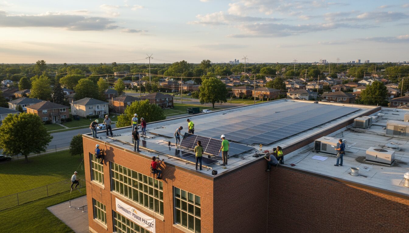 découvrez le projet participatif d'une centrale photovoltaïque citoyenne installée sur le gymnase andrée-perrichon à rezé, pour un toit solaire durable et collectif.