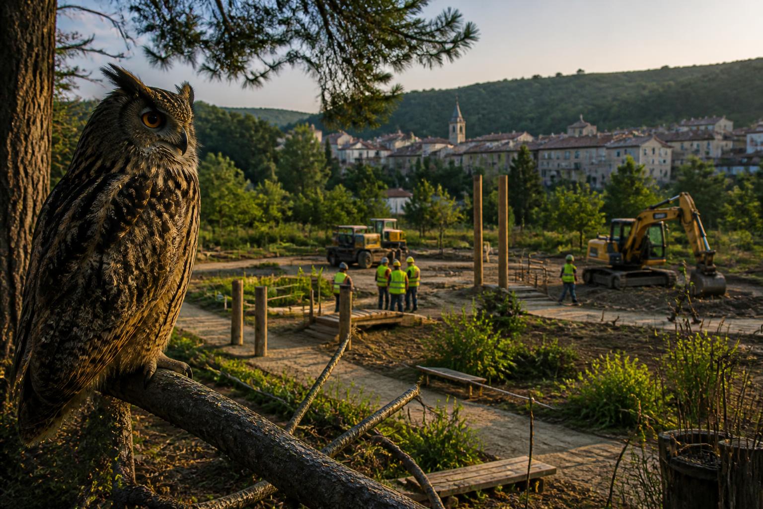 à tramont-lassus, le projet d’aménagement d’un parc est menacé par une controverse liée à la présence du hibou grand-duc, soulevant des débats environnementaux et locaux.