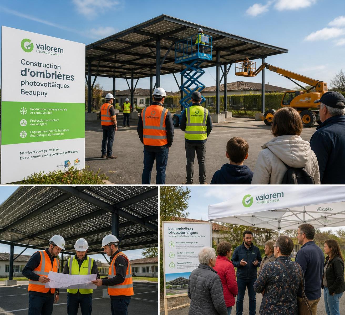 découvrez comment l'inauguration des ombrières à beaupuy, sous un soleil radieux, a captivé et séduit la foule lors de cet événement marquant.