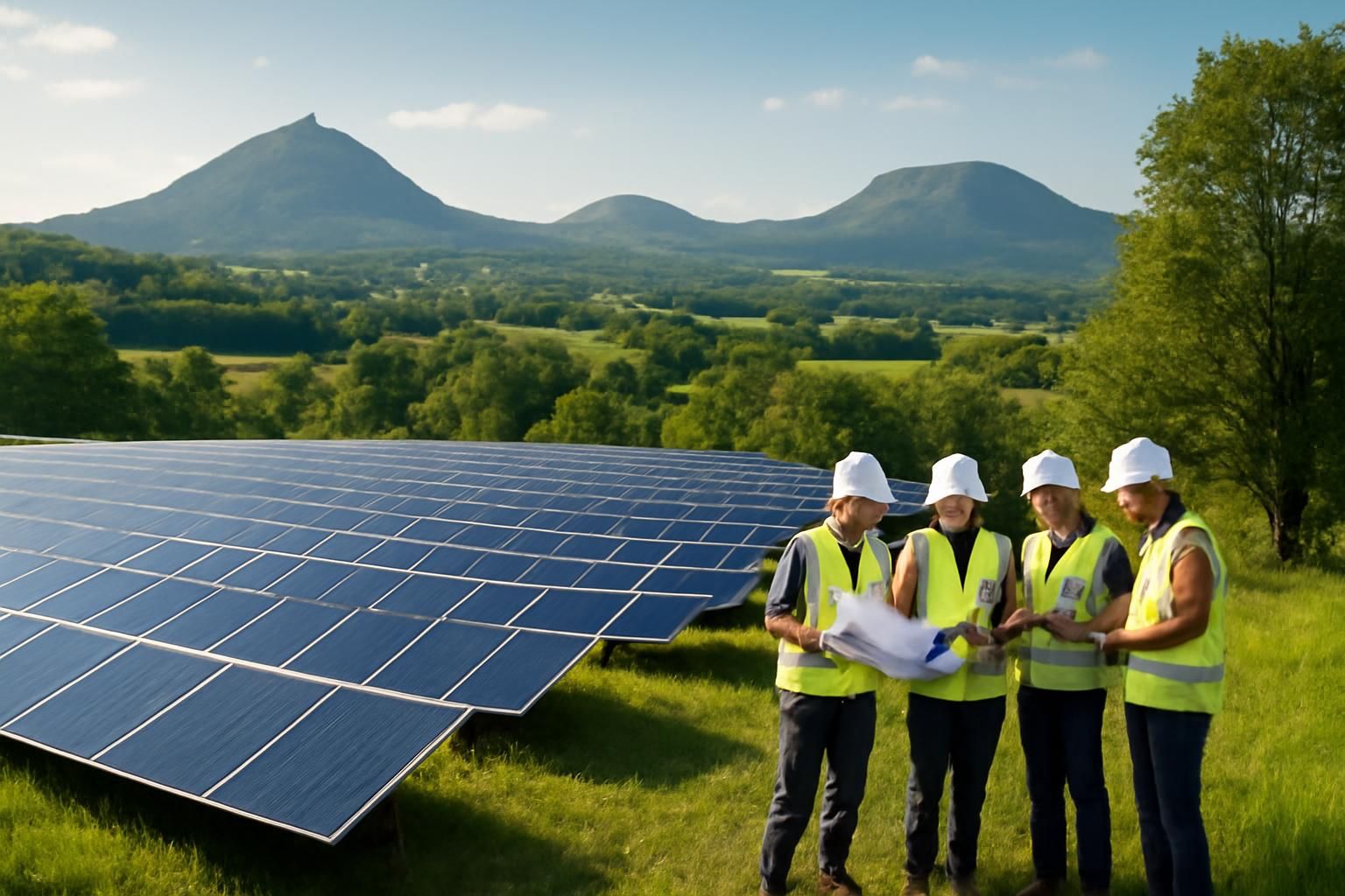 explorez un projet ambitieux de parc photovoltaïque de grande envergure dans le puy-de-dôme, alliant innovation et développement durable pour un avenir énergétique propre.