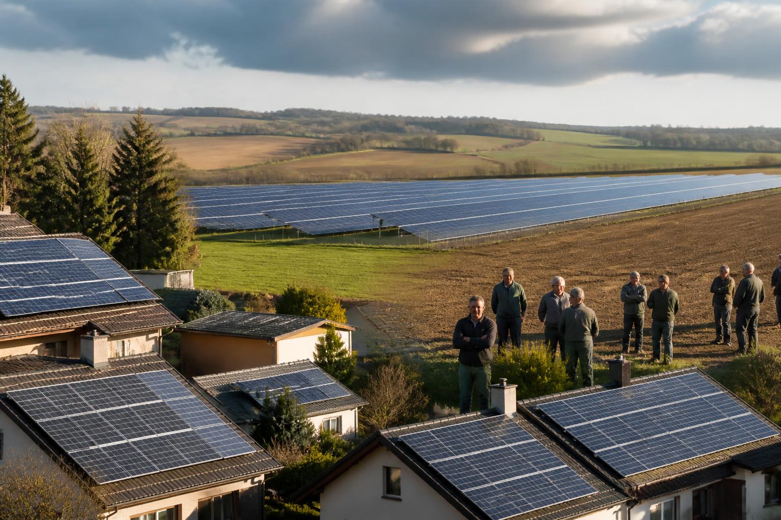 découvrez la controverse autour d'un projet agrivoltaïque local qui suscite la colère des habitants, privilégiant l'installation de panneaux solaires sur les toits plutôt que sur les terres agricoles.