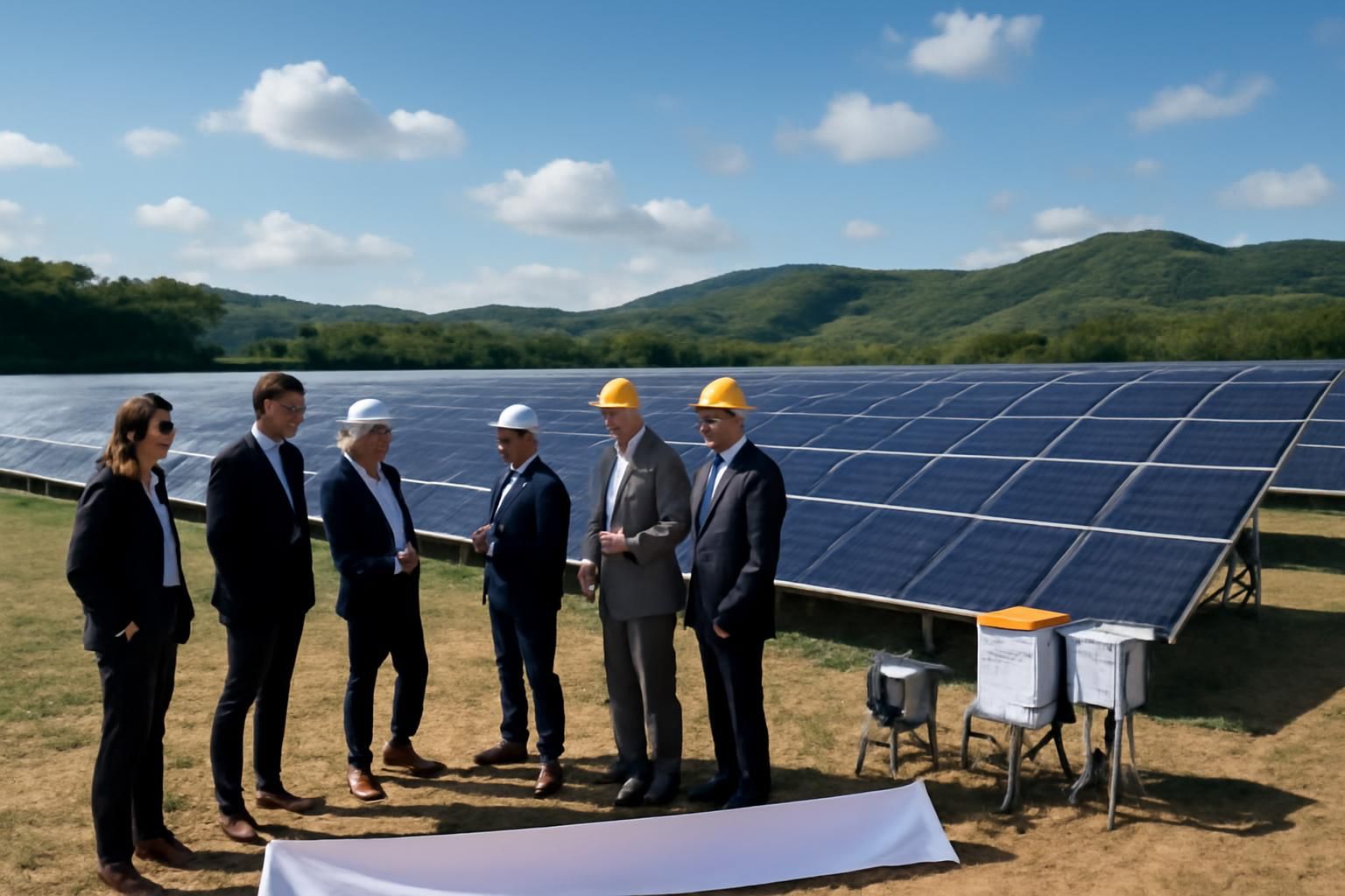 le vigan : lancement officiel de la phase publique du parc photovoltaïque, une étape clé pour l'énergie solaire locale et durable.
