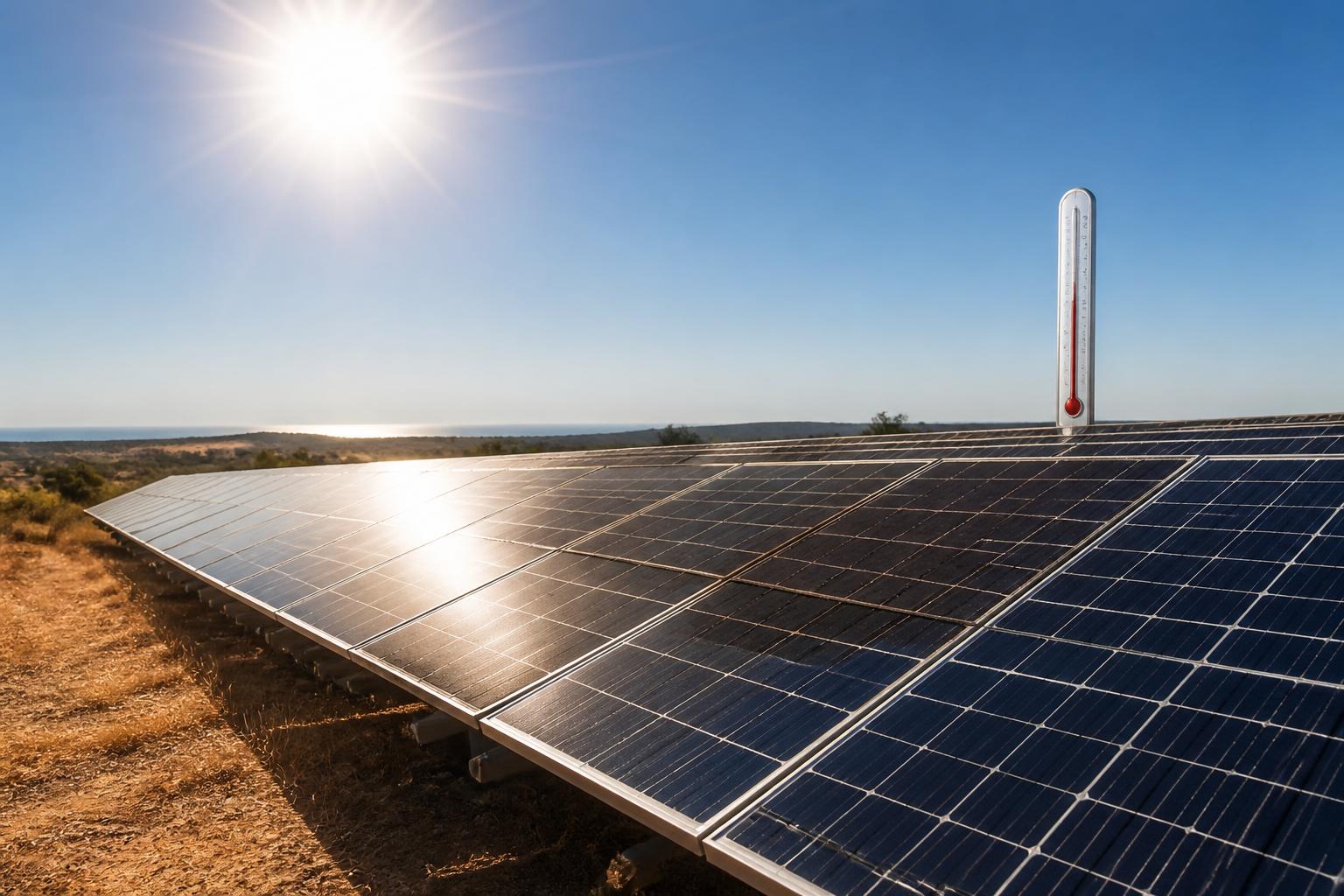 découvrez comment la chaleur et le soleil intense affectent la performance des panneaux photovoltaïques et pourquoi ils s'essoufflent sous haute température.