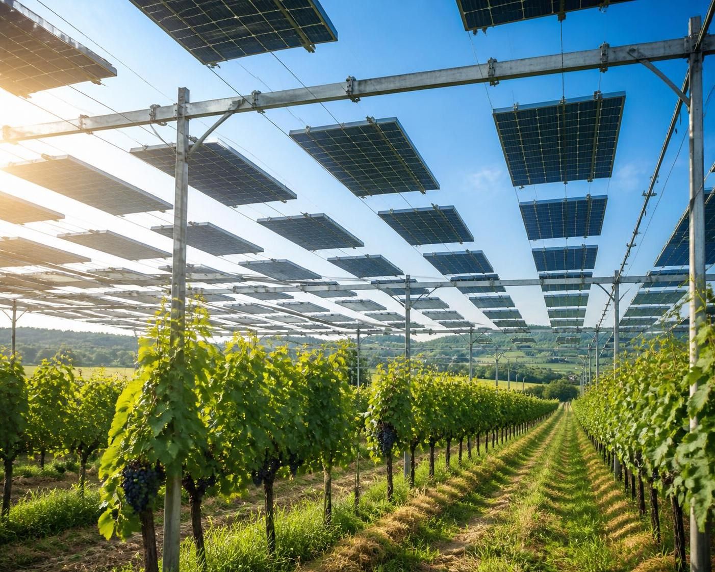découvrez comment l'agrivoltaïsme séduit les vignerons en combinant production viticole et énergie solaire pour relever les défis climatiques et assurer un avenir durable.