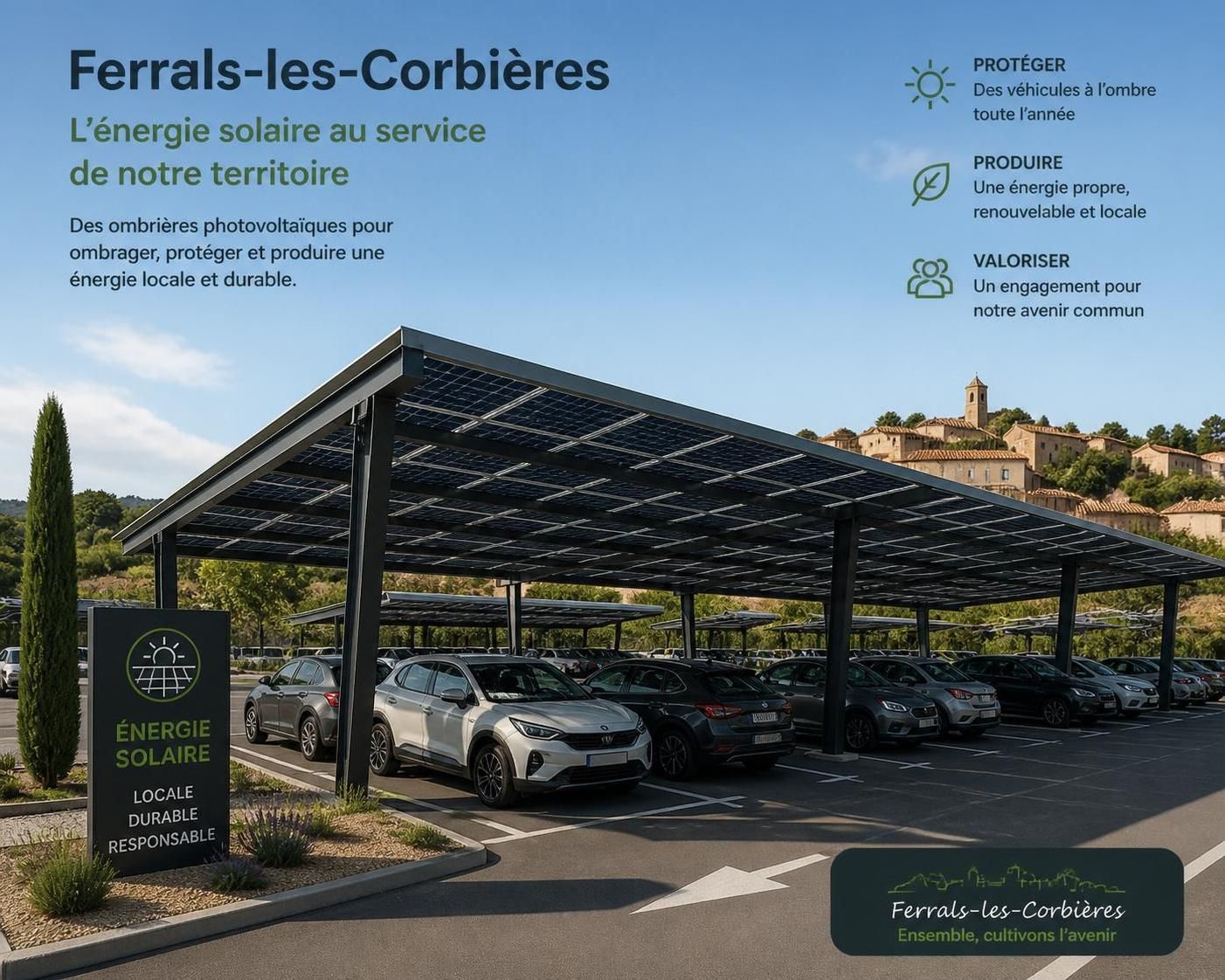 ferrals-les-corbières investit dans l'avenir énergétique durable grâce à des projets photovoltaïques innovants, favorisant une transition écologique et un développement local responsable.