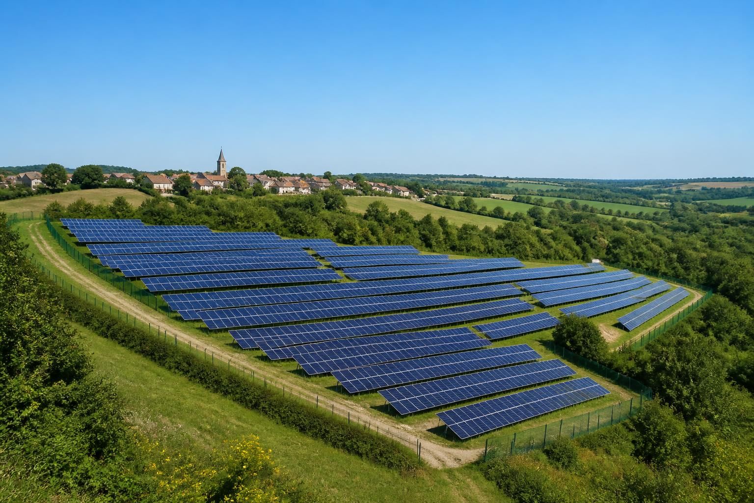 le conseil municipal des alleuds approuve un projet de parc photovoltaïque, marquant une étape importante vers une énergie durable et renouvelable pour la commune.