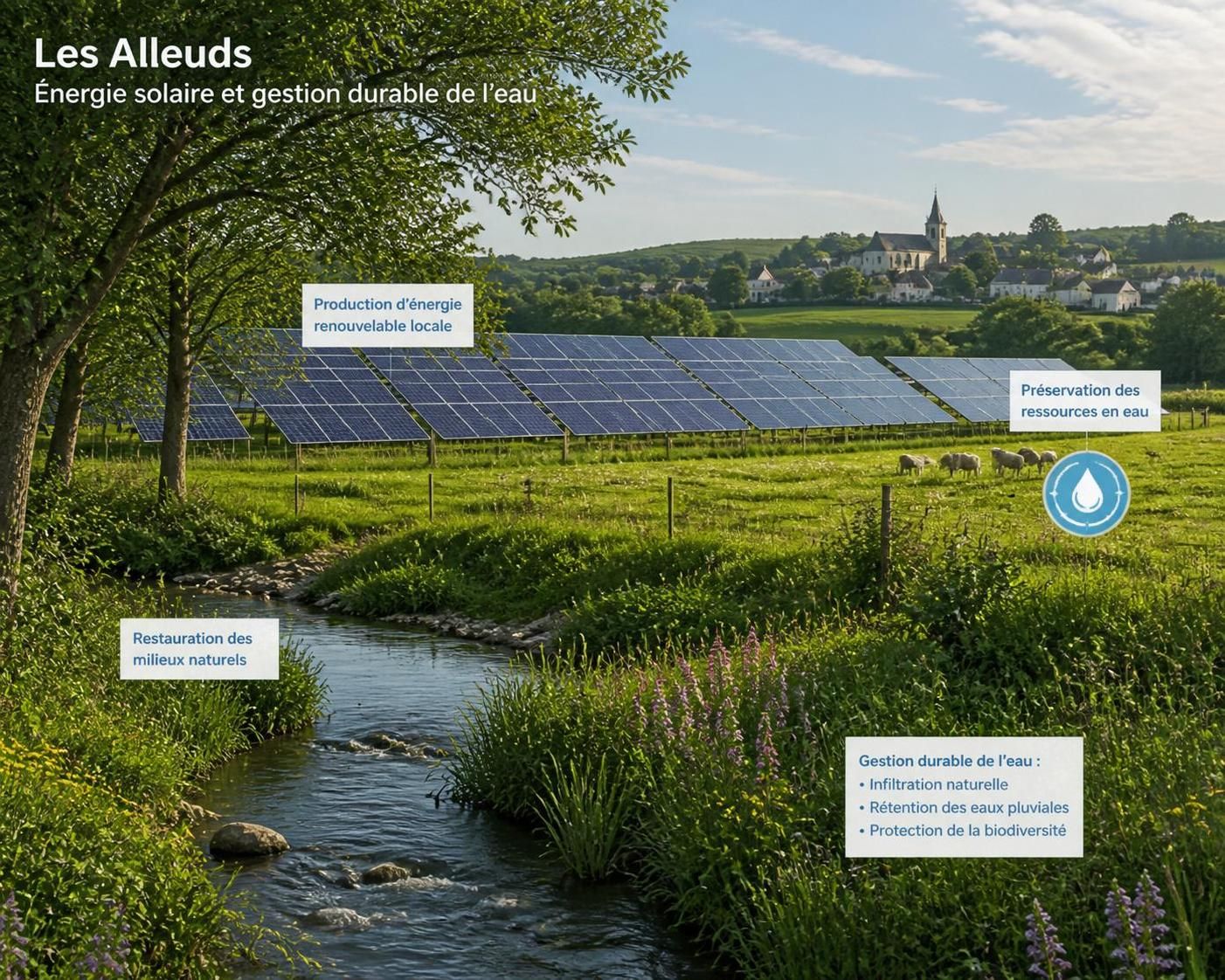 le conseil municipal des alleuds approuve un projet de parc photovoltaïque, marquant une étape importante vers une transition énergétique durable pour la commune.