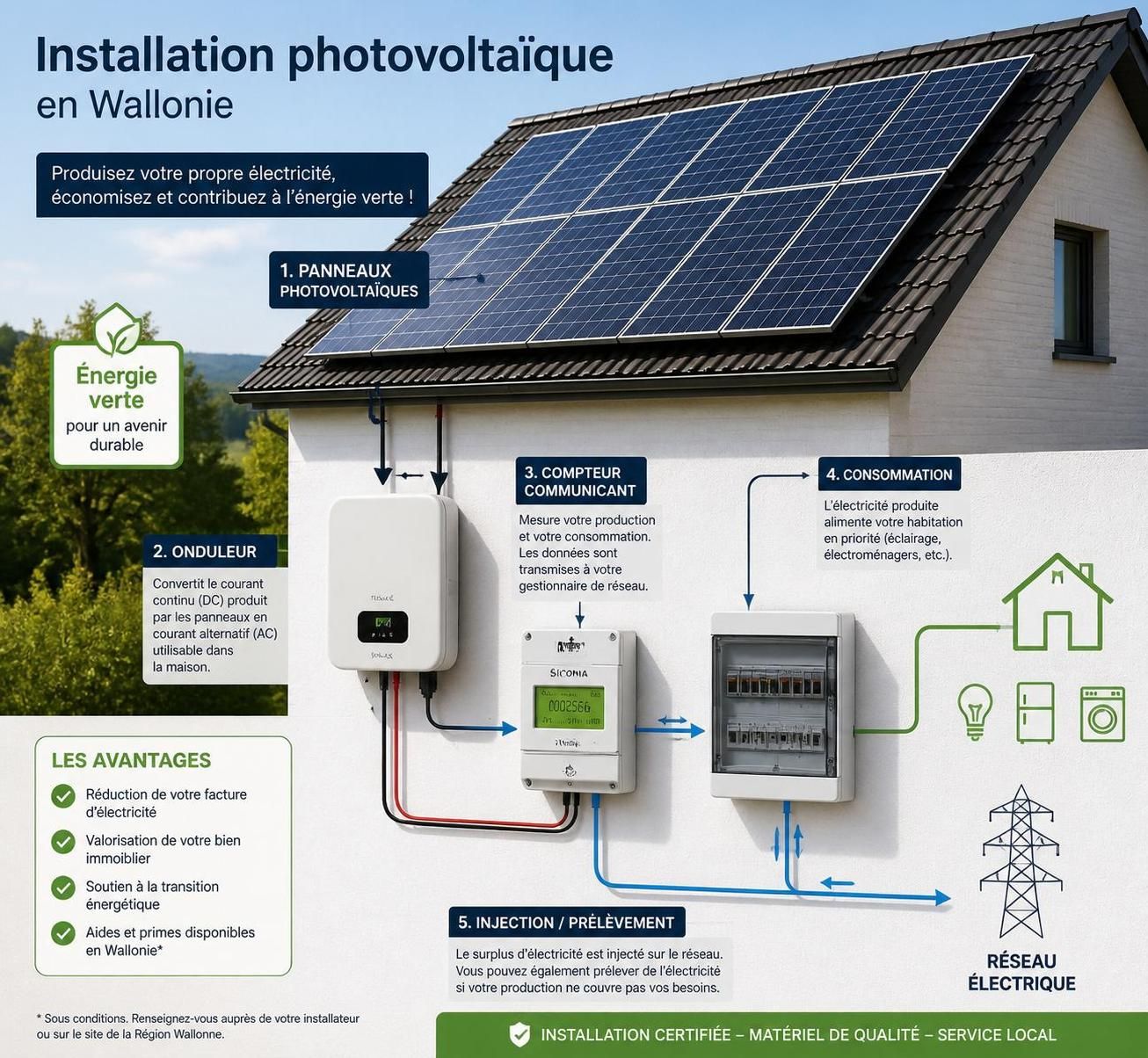 découvrez le nouveau dispositif d’indemnisation destiné aux prosumers photovoltaïques affectés par les décrochages, pour mieux sécuriser votre production d'énergie solaire.