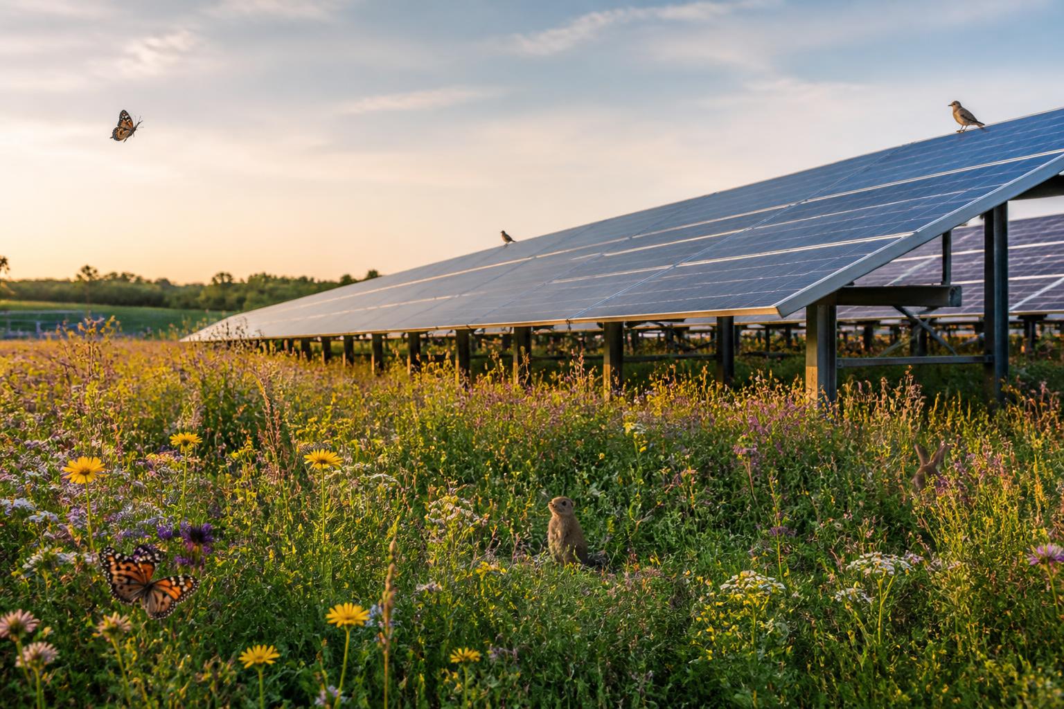 découvrez un projet innovant de centrale photovoltaïque qui respecte et valorise la biodiversité, une avancée écologique présentée par courrier de l'ouest.
