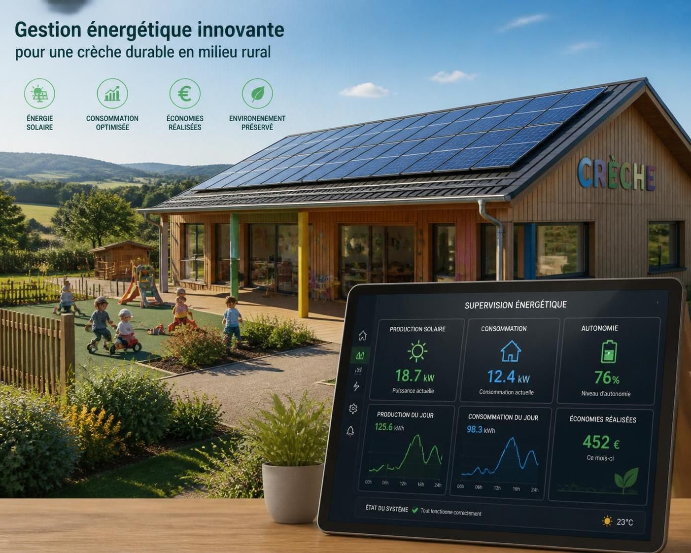 découvrez une crèche innovante qui s'inscrit au cœur de la révolution énergétique, combinant bien-être des enfants et solutions durables pour un avenir responsable.