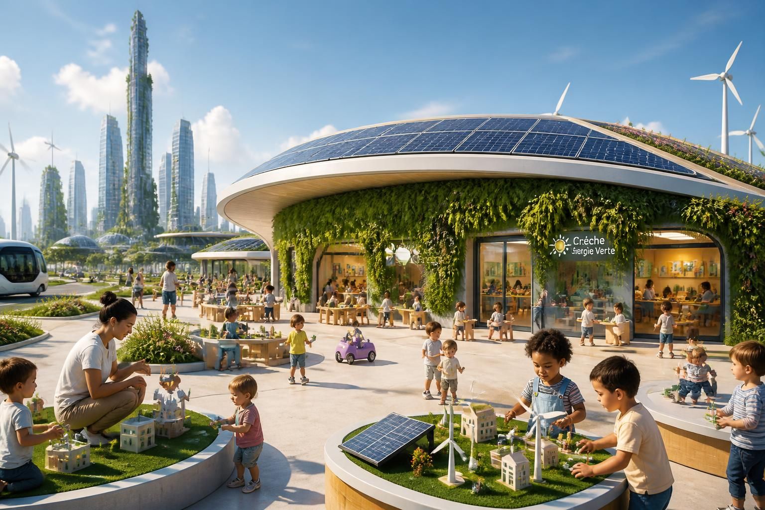découvrez une crèche innovante au cœur de la révolution énergétique, alliant pédagogie moderne et engagement écologique pour un avenir durable.