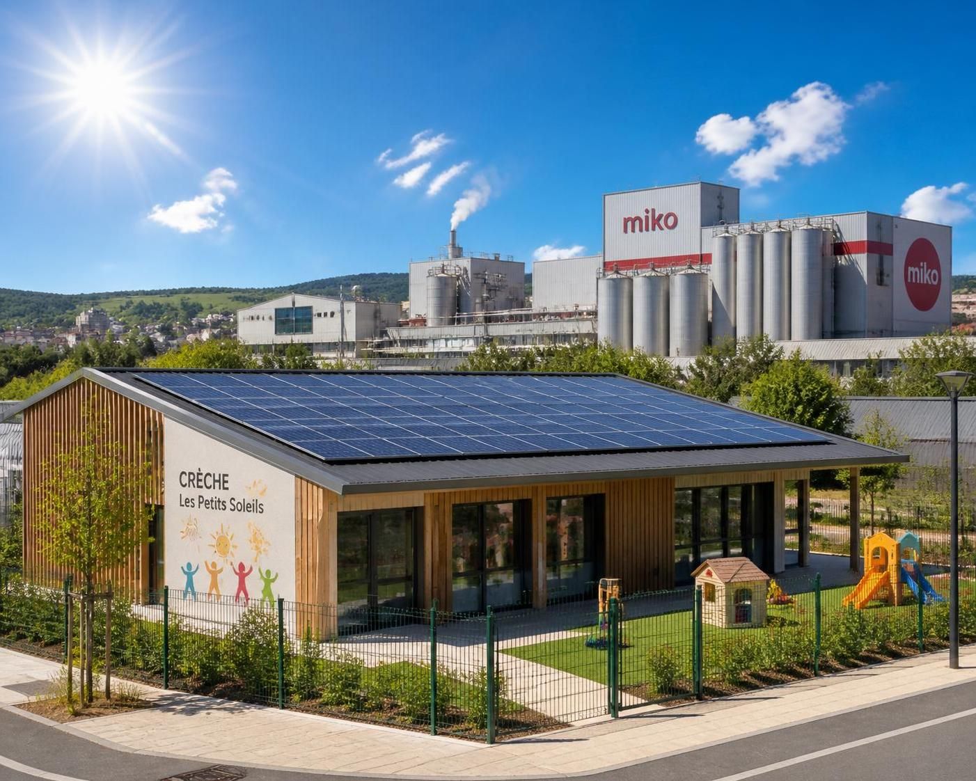 découvrez comment une crèche innovante devient une source d'énergie grâce à l'autoconsommation énergétique pour le groupe miko, alliant écologie et économie.