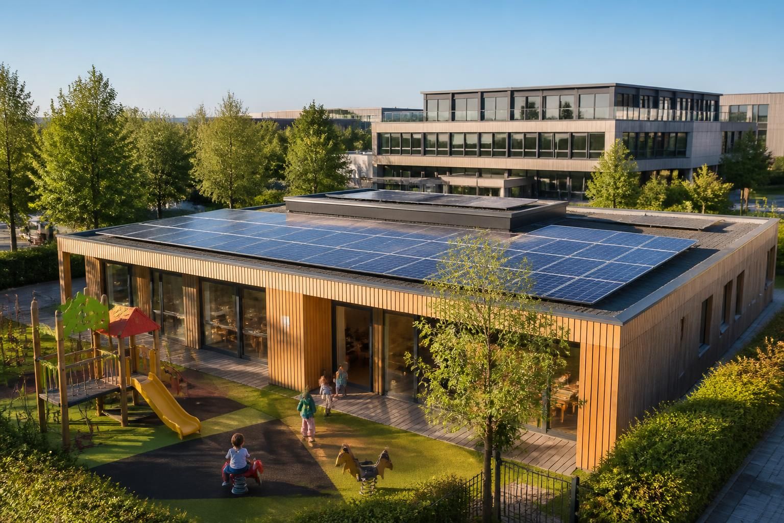 découvrez comment une crèche innovante transforme son quotidien en source d'énergie grâce à l'autoconsommation énergétique, illustrant un modèle durable et éco-responsable pour miko.