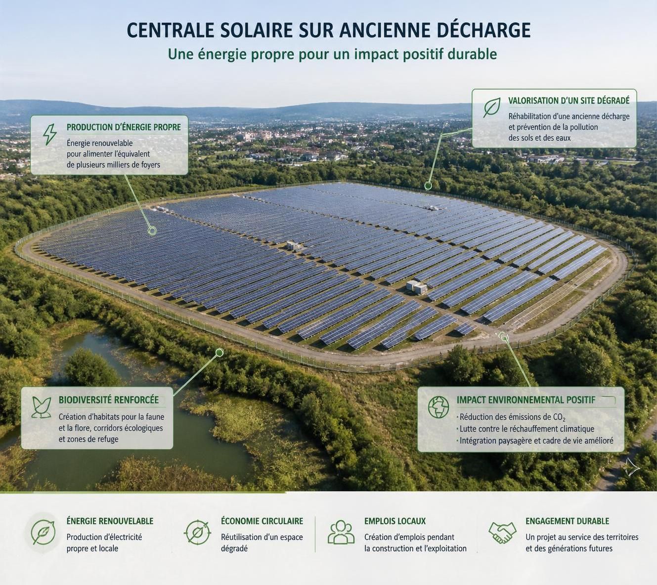 suivez l'étude en cours pour un projet solaire innovant sur l'ancienne décharge municipale de vernantes, visant à valoriser ce site grâce aux énergies renouvelables.