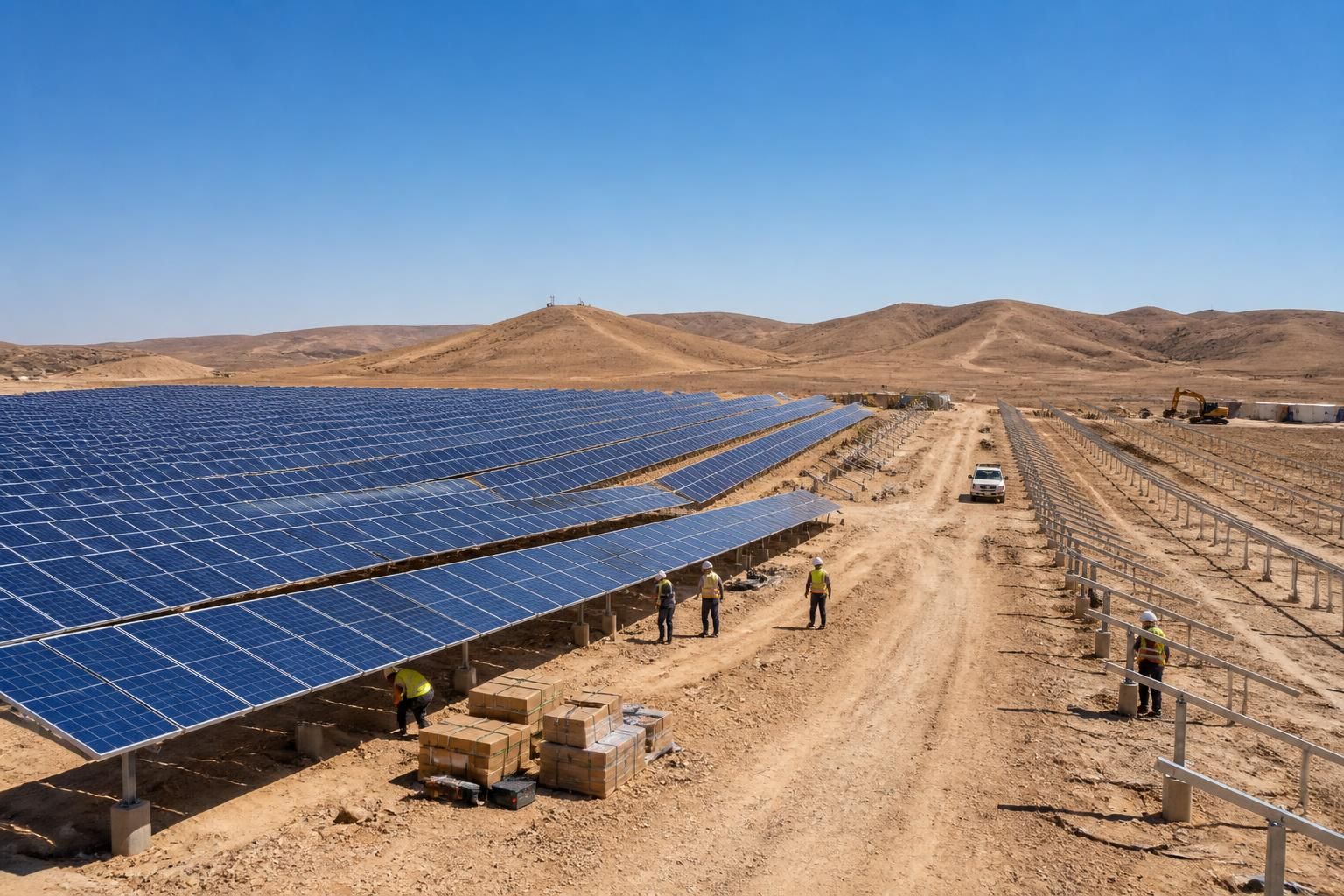 la centrale solaire de chebika à kairouan atteint 34 % de son avancement, marquant une étape clé dans le développement des énergies renouvelables en tunisie.