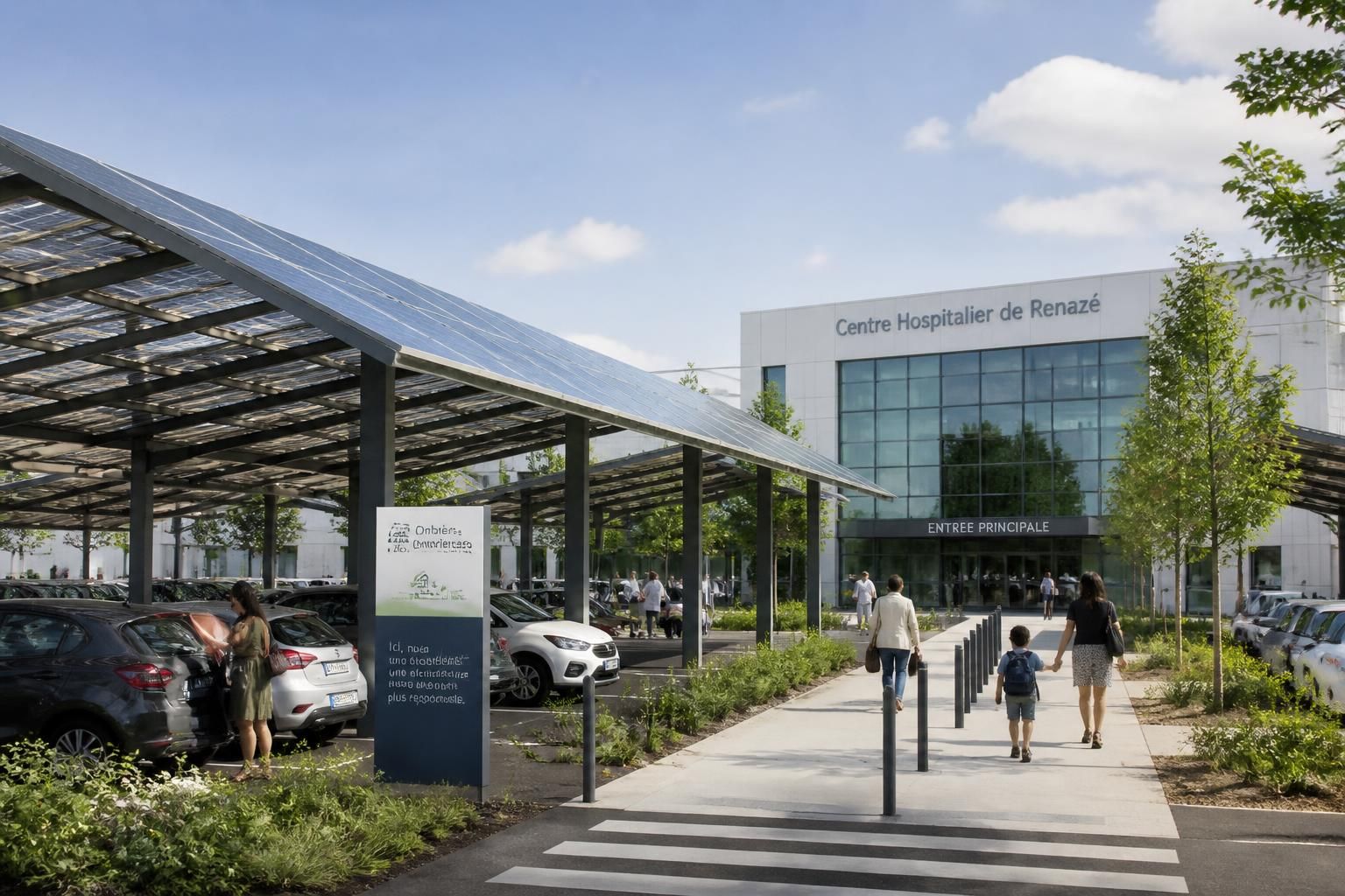 découvrez comment le centre hospitalier de renazé innove en installant des ombrières photovoltaïques, alliant énergie renouvelable et confort, bien plus qu’un simple équipement médical.