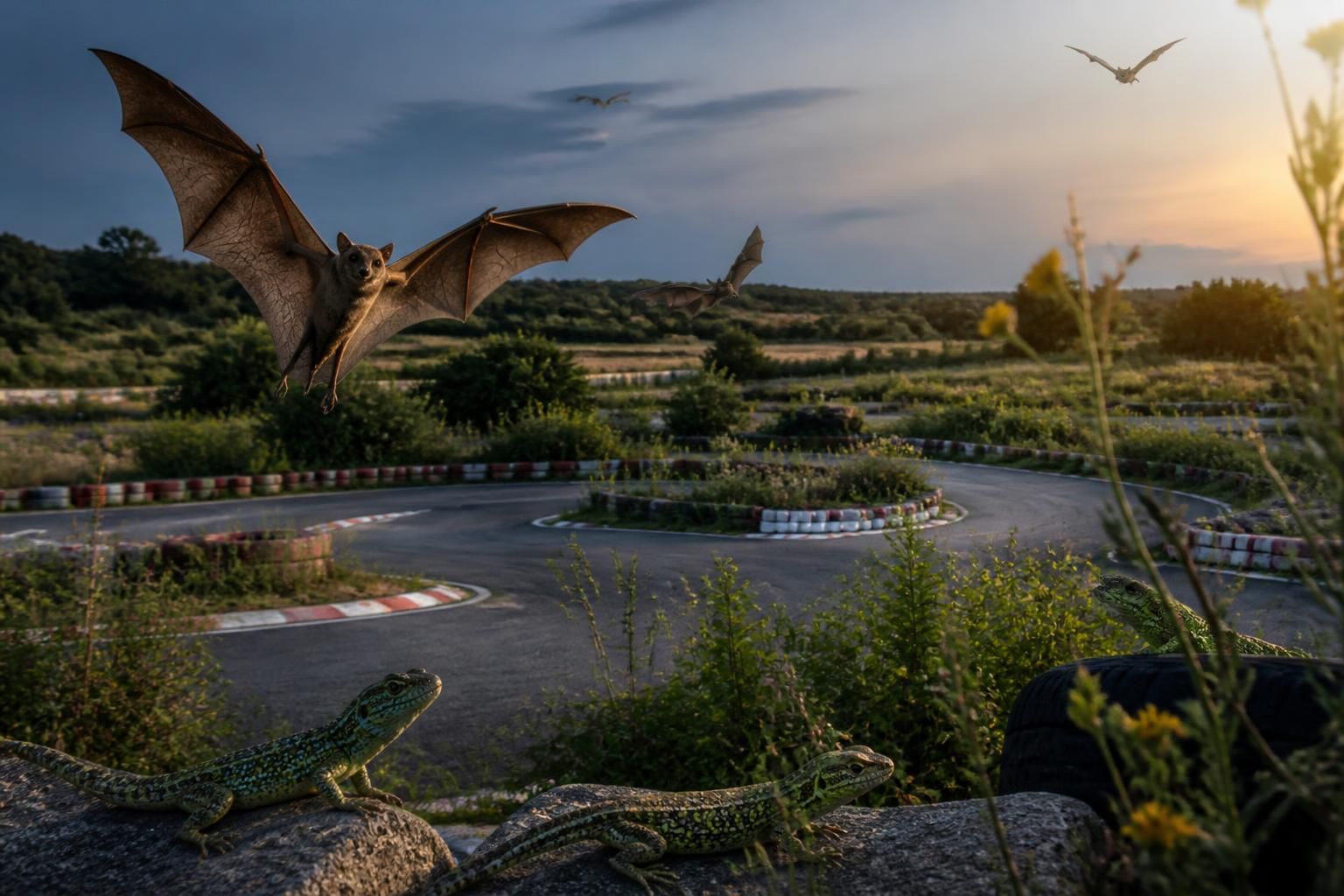 découvrez comment les chauves-souris et les lézards ocellés deviennent des alliés surprenants pour protéger la piste de karting de grabels contre la pression agricole, alliant biodiversité et conservation locale.