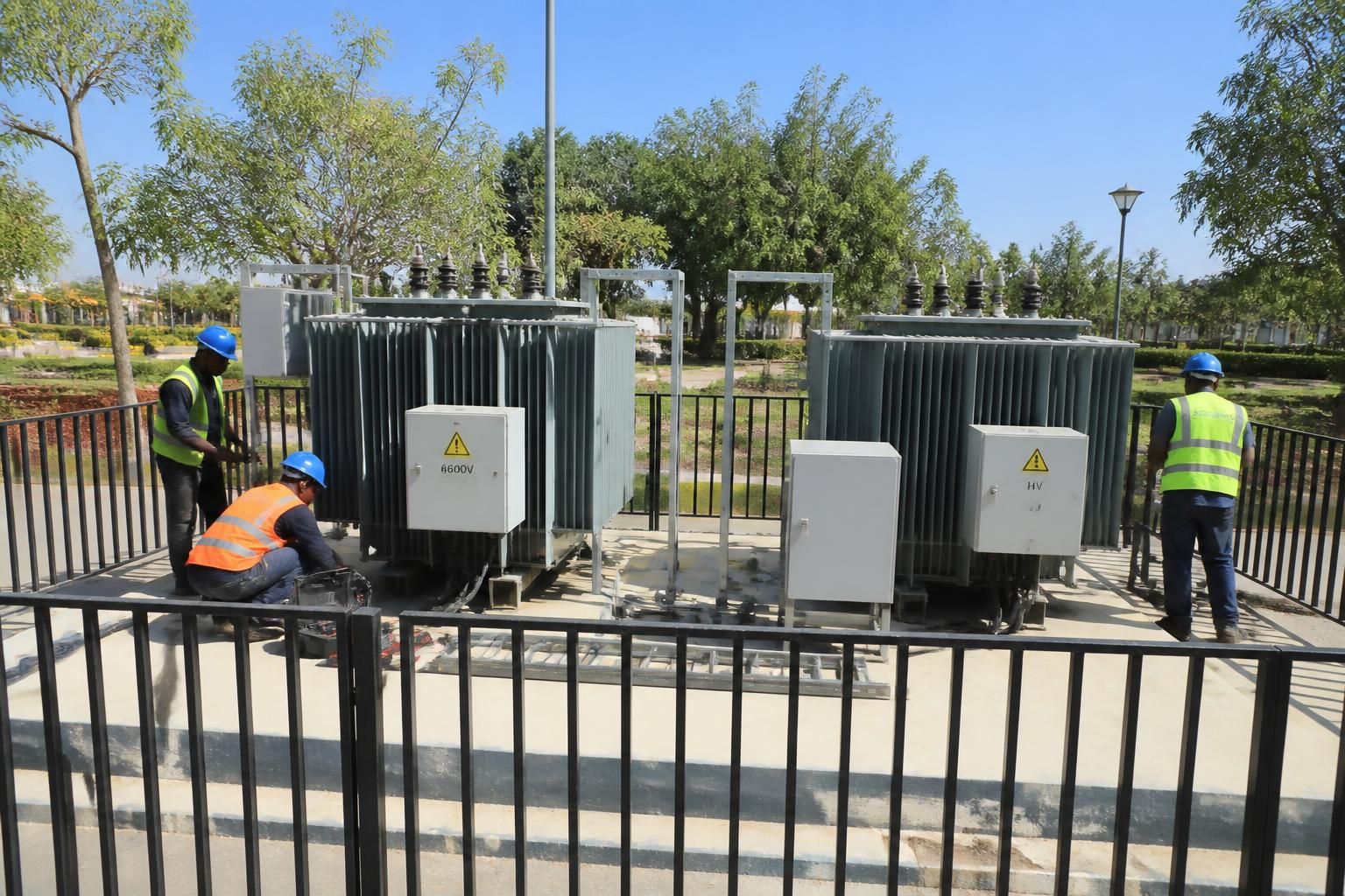 découvrez l'installation de deux transformateurs électriques au parc de lorraine aéroport à goin à travers une série de photos illustrant ce projet énergétique essentiel.