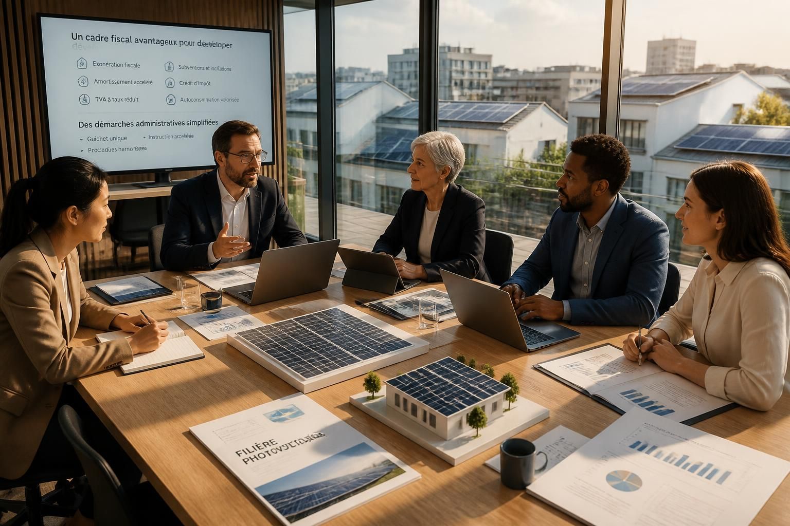 découvrez comment la chambre nationale milite pour un cadre fiscal avantageux et des démarches simplifiées afin de promouvoir le développement du photovoltaïque en france.