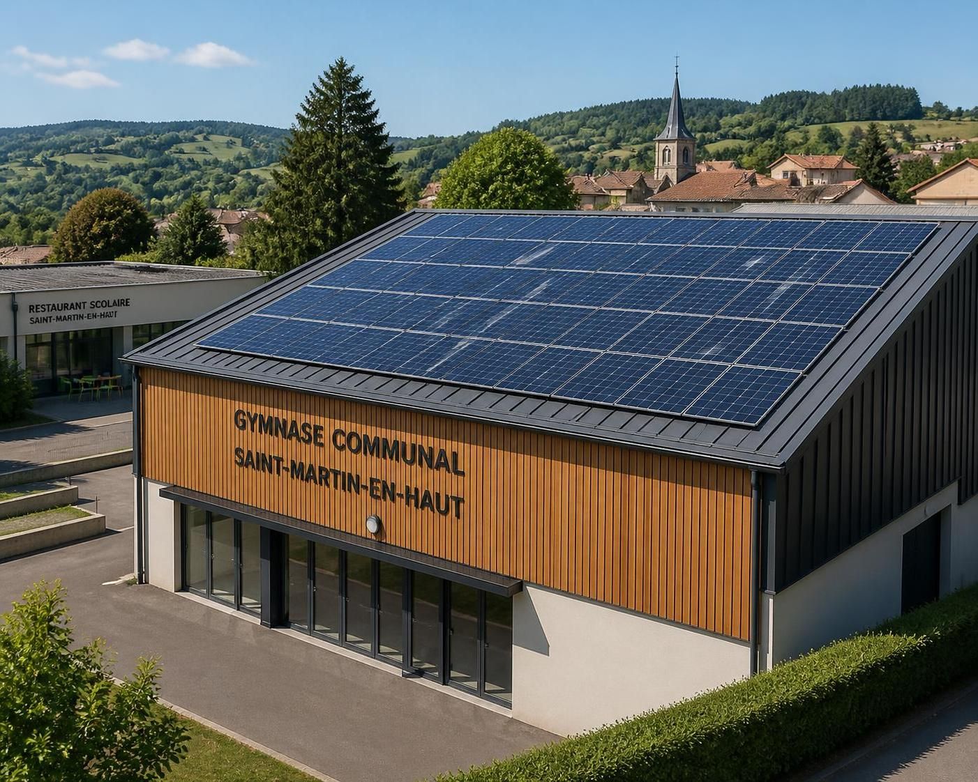 découvrez comment le restaurant scolaire de saint-martin-en-haut adopte l'énergie durable grâce à l'installation de panneaux photovoltaïques, un pas vers un avenir écologique.