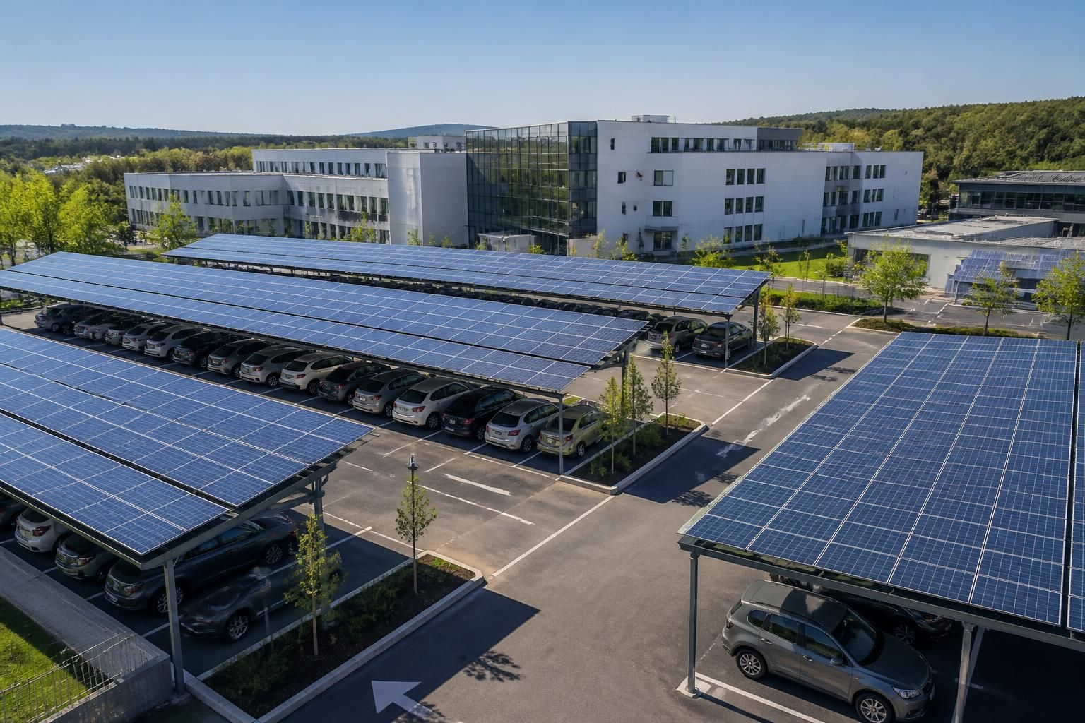 découvrez l'installation d’ombrières photovoltaïques sur le parking de l’hôpital de vesoul, une solution innovante pour réduire les coûts énergétiques et promouvoir l'énergie durable.