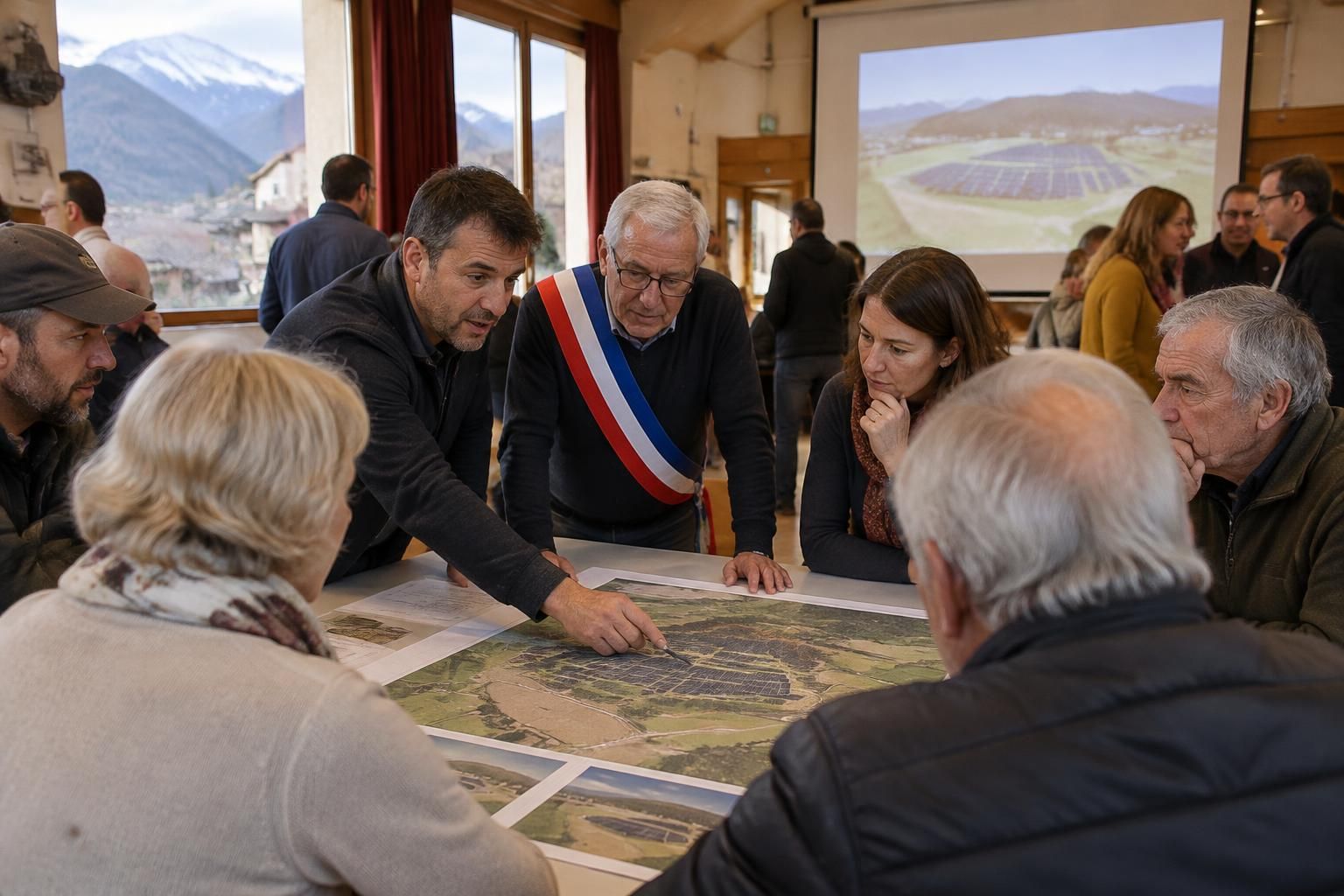 dans les alpes du sud, des collectifs citoyens rencontrent le public sur le terrain pour sensibiliser aux enjeux locaux et encourager l’action.