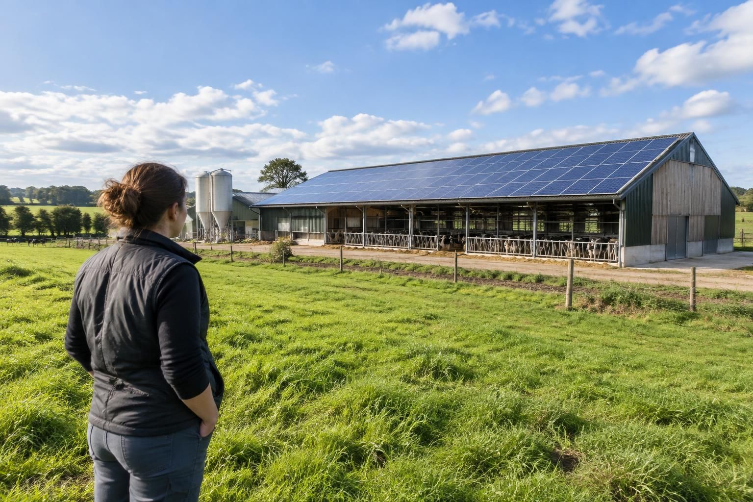une entreprise bretonne accompagne les agriculteurs dans leurs projets photovoltaïques, de l’étude à la mise en œuvre de solutions solaires adaptées.