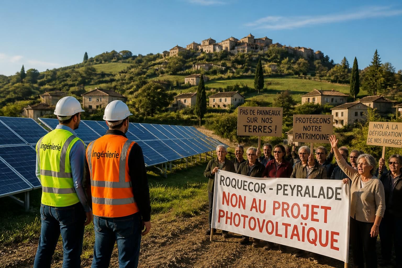 découvrez les enjeux du projet photovoltaïque de peyralade à roquecor, confronté à une forte opposition locale et aux débats environnementaux.