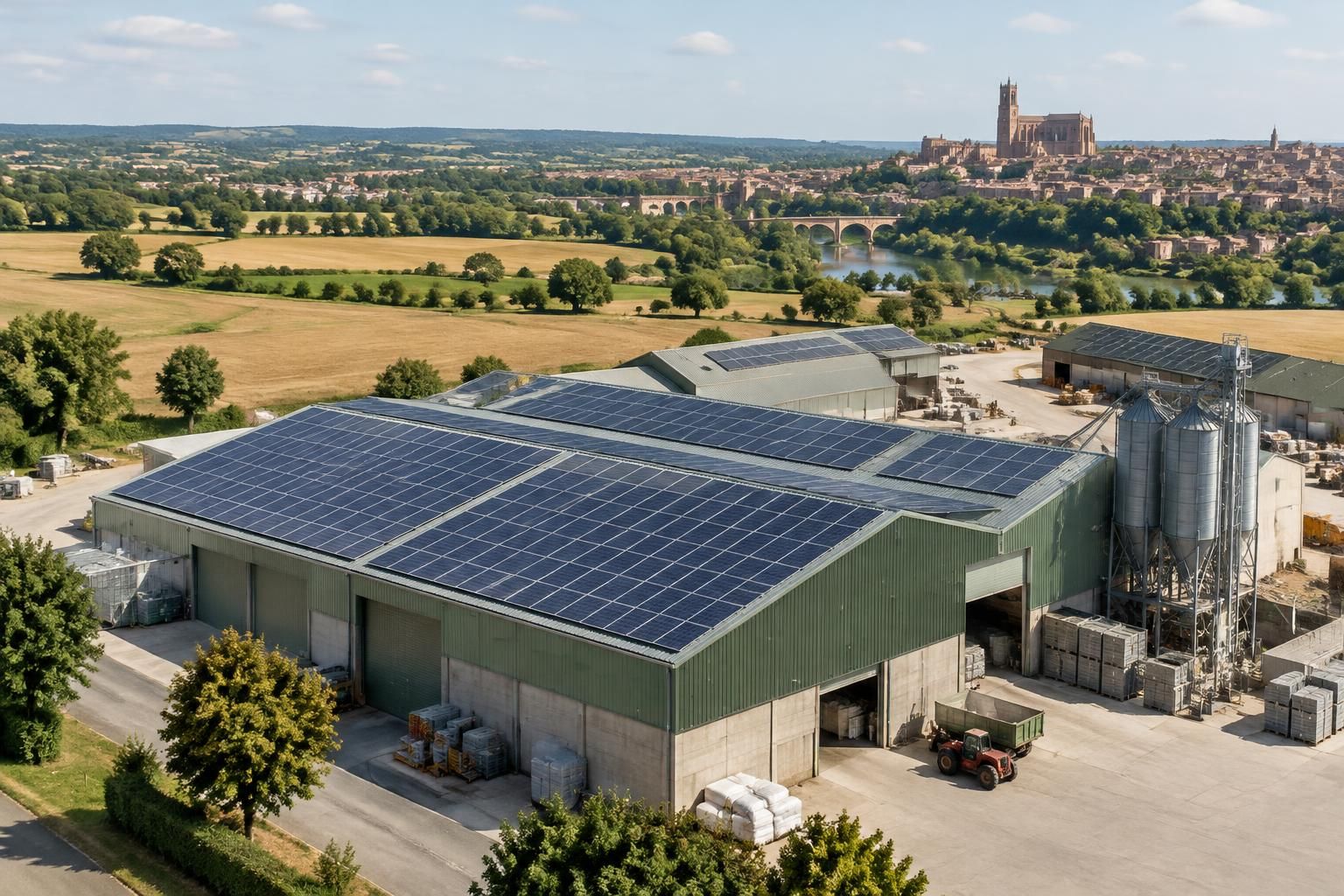 à albi, une centrale solaire pilote vient d’être inaugurée, tandis que deux autres projets solaires sont à l’étude.