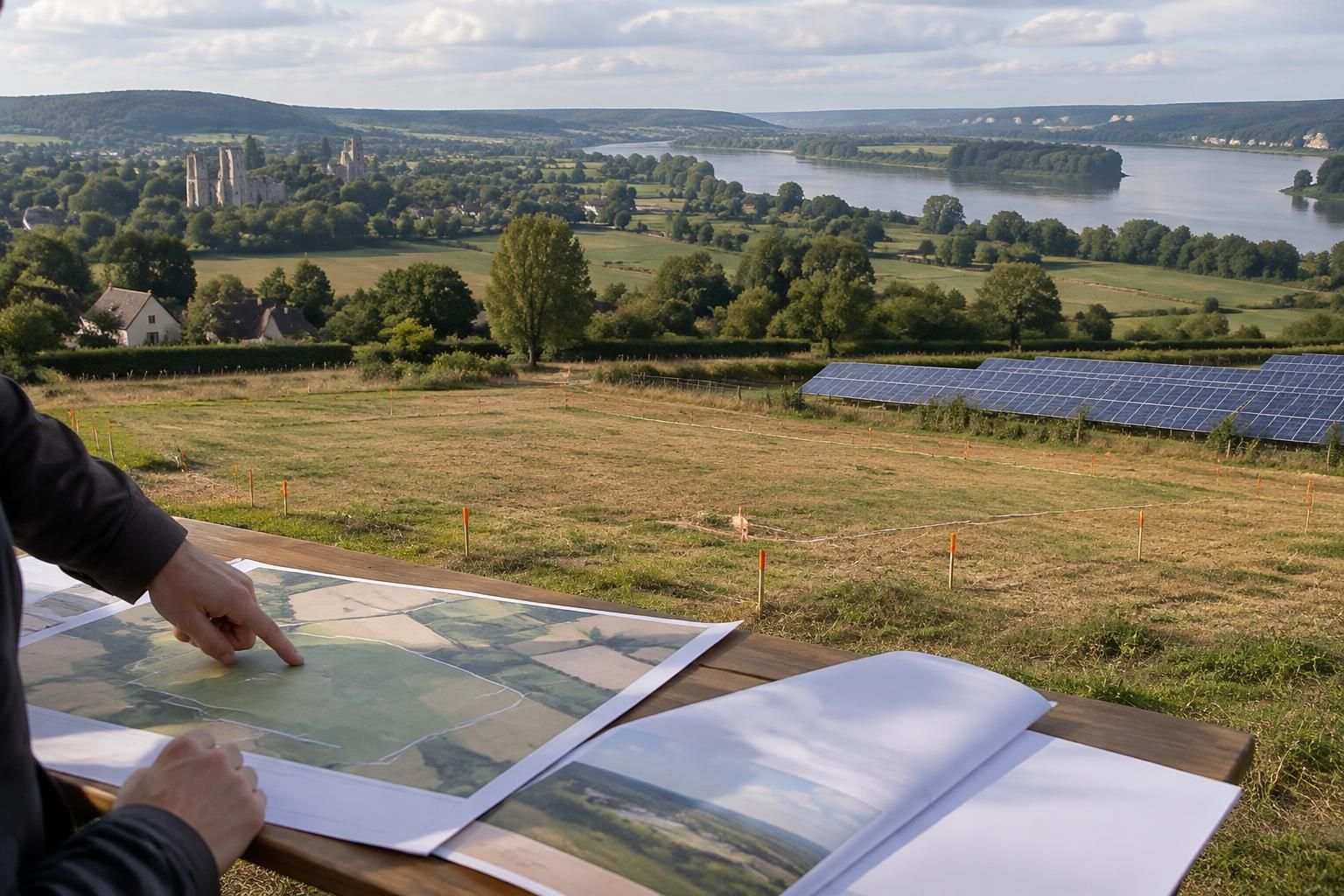 à jumièges et anneville-ambourville, les projets de centrales solaires nécessitent une modification du plu. découvrez les enjeux de cette procédure.