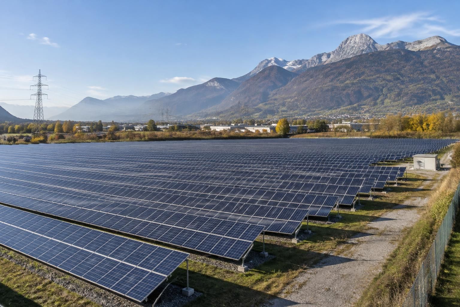 à sainte-hélène-du-lac, découvrez l’inauguration de la plus vaste centrale solaire au sol des pays de savoie.