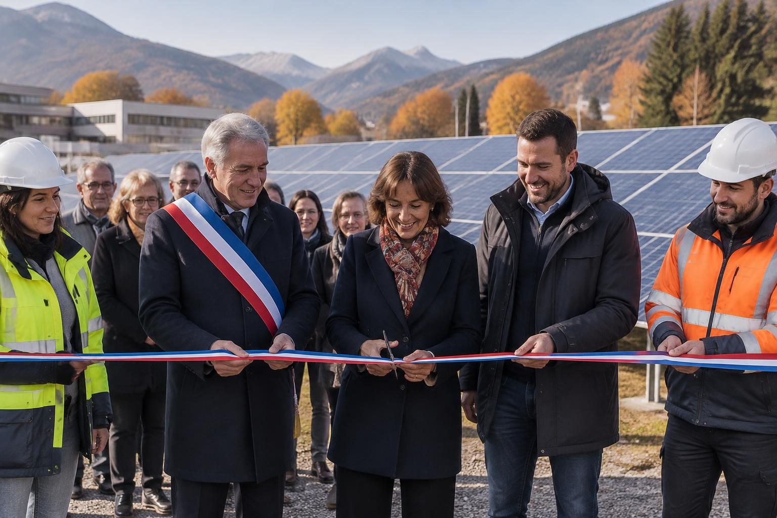 à sainte-hélène-du-lac, la plus vaste centrale solaire au sol des pays de savoie est inaugurée, marquant une nouvelle étape pour l’énergie renouvelable.