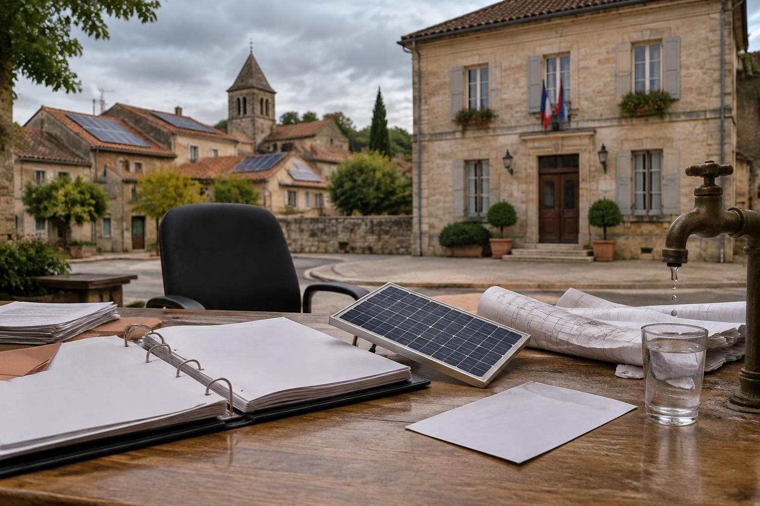 à labastide-saint-pierre, une démission à la mairie ravive les préoccupations liées au photovoltaïque et aux factures d’eau.