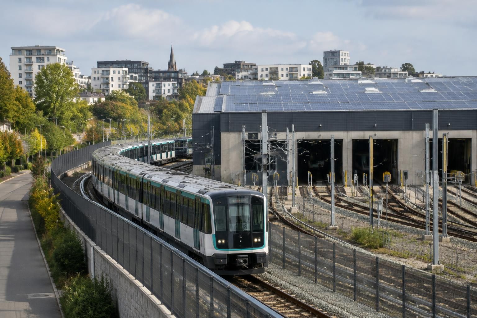 rennes métropole mise sur l’énergie solaire pour alimenter deux lignes de métro et accélérer la transition énergétique des transports.
