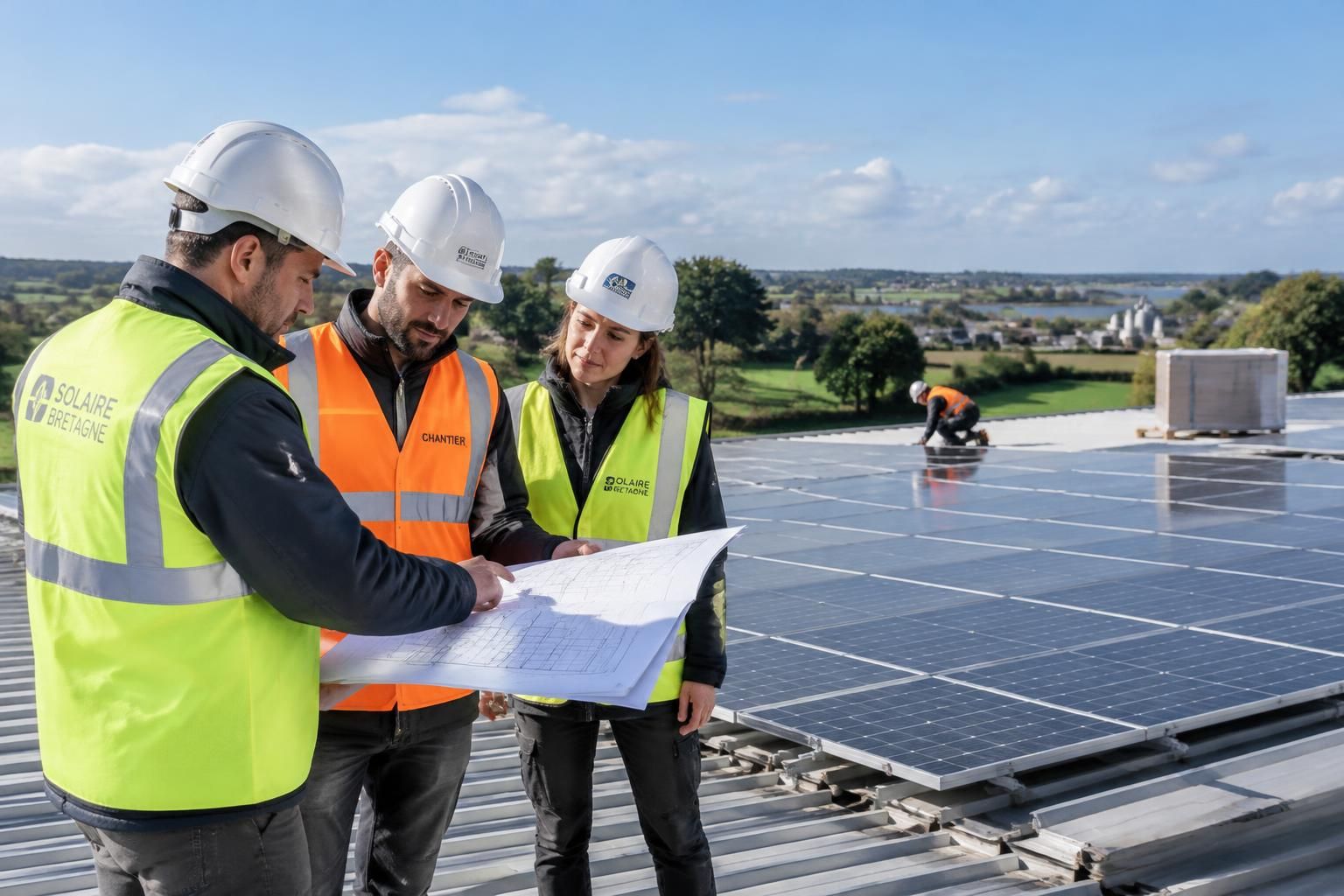 à vannes, pilotez des chantiers photovoltaïques comme conducteur·rice de travaux (h/f) et contribuez au développement des énergies renouvelables.