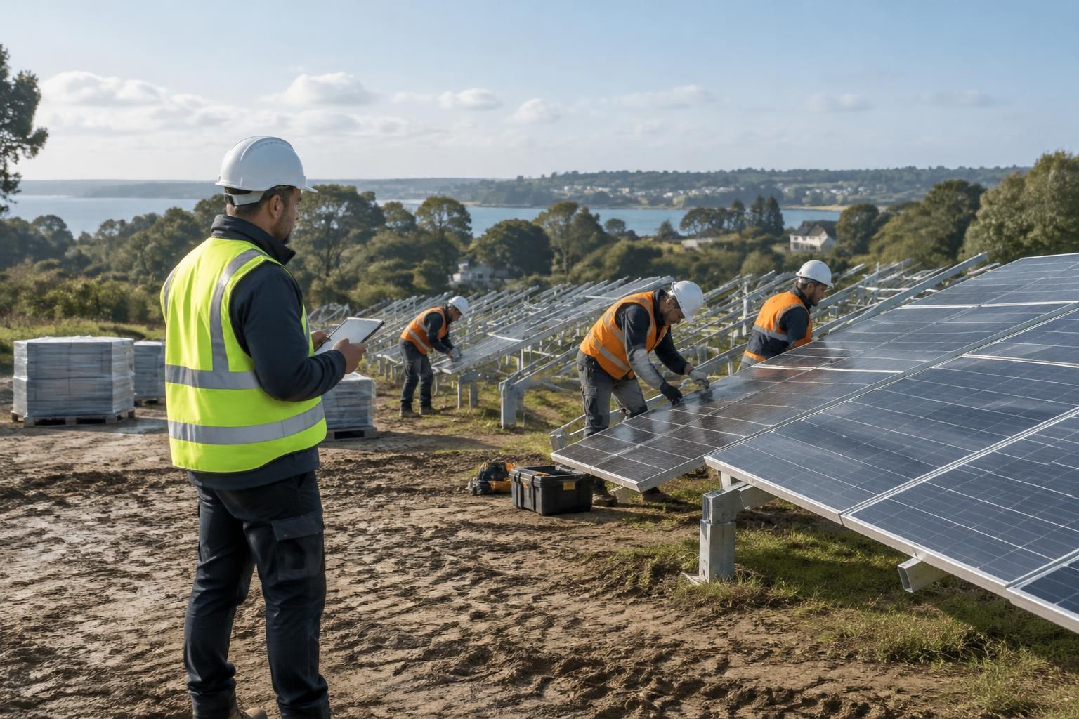 à vannes, pilotez des chantiers photovoltaïques en tant que conducteur·rice de travaux (h/f) et contribuez au développement des énergies renouvelables.